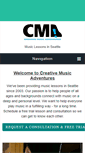 Mobile Screenshot of creativemusicadventures.com